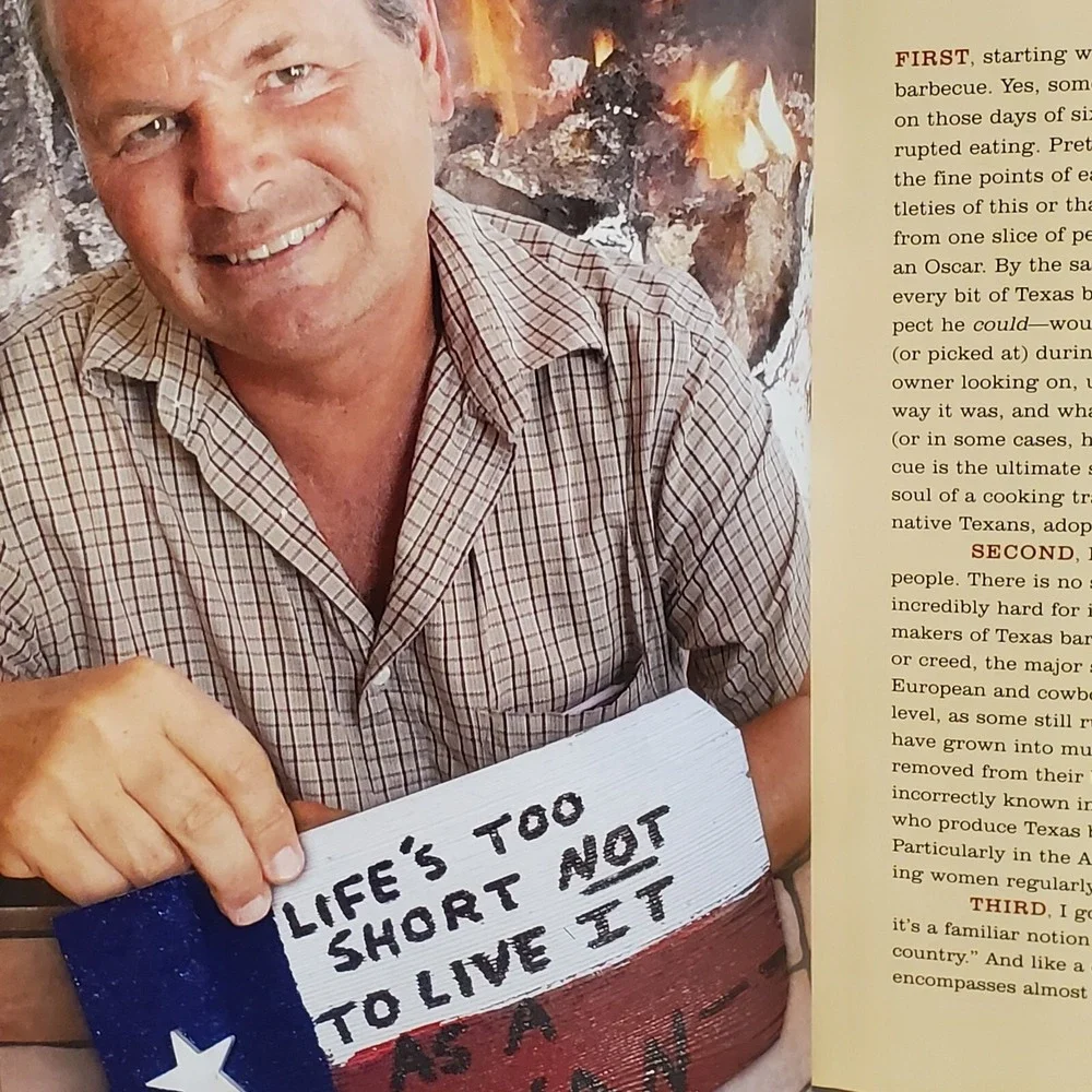 Set of 2 Texas Cookbooks Follow the Smoke & Hometown‎ Cookbook Recipes Stories